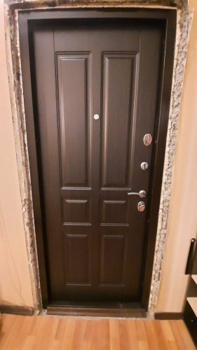 Входная дверь в квартиру Delta-10M Медь RGSO Венге D12 фото 3