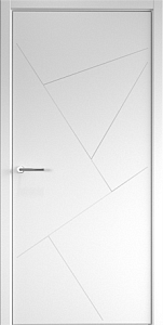 Albero Геометрия-2 с магнитной защелкой, ширина полотна 600мм, цвет Белый, Глухое