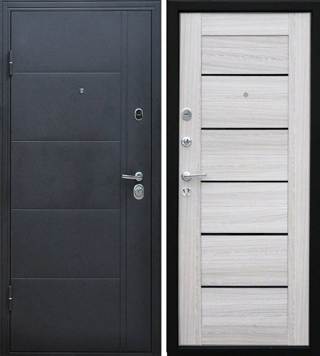 Входная дверь в квартиру Эверест Царга С Сандал серый
