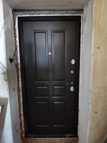 Входная дверь в квартиру Delta-10M Медь RGSO Венге D12 фото 8